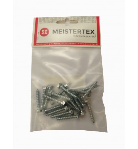 Medsraigtis DIN571 5x30, baltas, 20 vnt. Medsraigtis DIN571 5x30, baltas, 20 vnt.
