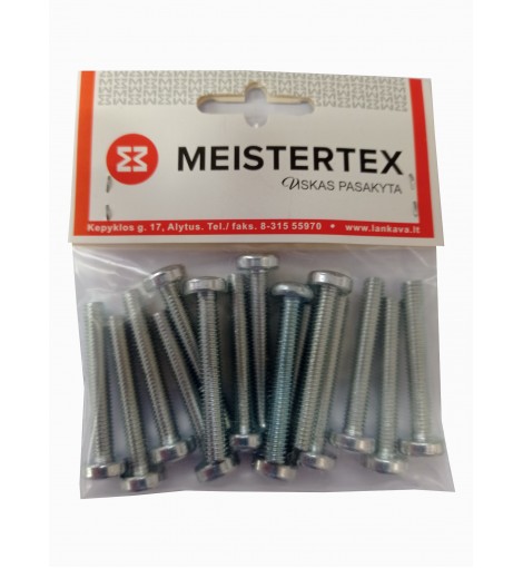 Sraigtas DIN7985 M6 x 50 mm, 15 vnt. Sraigtas DIN7985 M6 x 50 mm, 15 vnt.