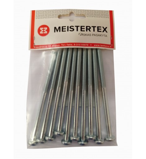 Sraigtas DIN7985 M6 x 100 mm, 10 vnt. Sraigtas DIN7985 M6 x 100 mm, 10 vnt.