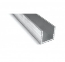 Aliuminio U profilis 40x20x40x2 mm 