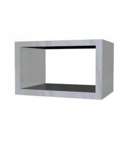 Stačiakampis aliuminio vamzdis 60x40x3 mm 